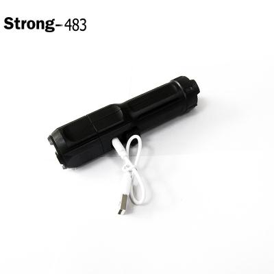 China Emergency USB XPE 3W Aluminum LED Torch Rechargeable Flashlights for sale