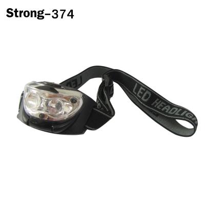 China Newest Camping Adjustable Head Straps LED Headlight White / Red Light Head Torch Lamp for sale