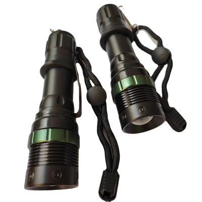 China High Quality Emergency And Easy To Carry Outdoor Aluminum Flashlight With Lanyard for sale