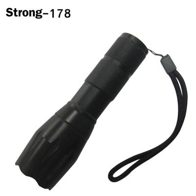 China Rechargeable Led Aluminum Torch Light Two Ways Outdoor Activity Probe Flashlight And Aircraft Grade Self-Defense Torch for sale