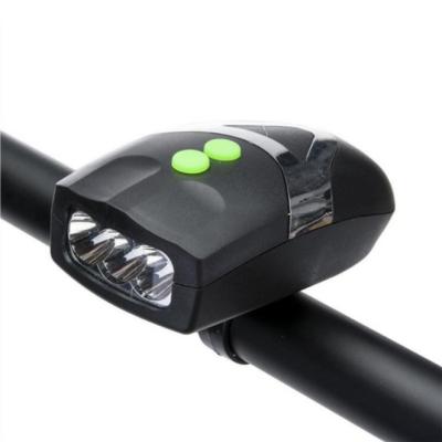 China Cheap Price USB Plastic Rechargeable Bicycle Lights Plastic Mini 3 LED Torch With Bracket for sale