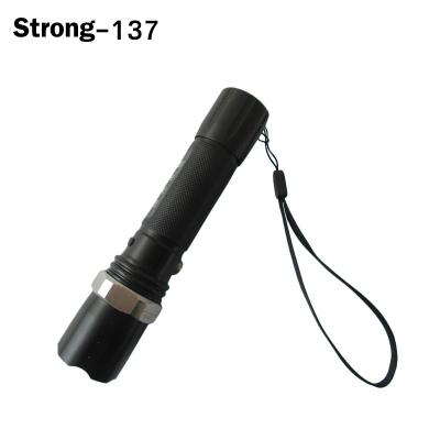 China Outdoor activity aluminum led outdoors police flashlight cree 3W led police torch rechargeable battery flashlight torch for sale