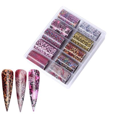 China Professional Wholesale Plastic Nail Art Decoration Hip Hop Dark Gothic Style Nail Art Transfer Foil Sticker for sale