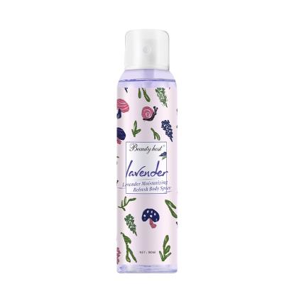 China Mini Ladies Body Mist Spray Antiperspirant Wholesale Antiperspirant Lavender Body Humidifying Spray for sale