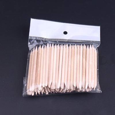 China Nail Tool Cleaning Stick Double Head Wooden Pedicure Tool Manicure Buffing Wooden Nail Stick 75/114/55/65/125/150MM for sale