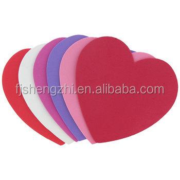 China Heart Shape Waterproof Eva Goma Foam Die Cut Eva for sale