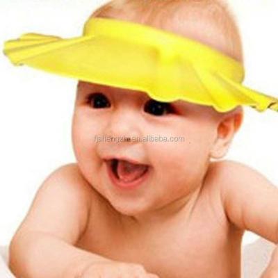 China Sustainably Protective Baby Shampoo Hats EVA Foam Shower-Cap For Kids for sale