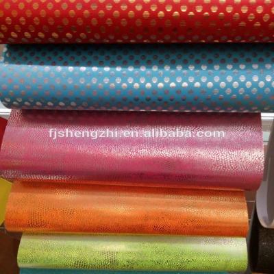 China Eco - Friendly Colorful Dot Fabric Eva Foam Tote 40x60cm for sale