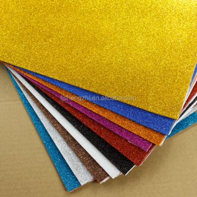 China 2017 Glitter Foam Paper Sheet Wall Decorations Eco-friendly A4 Hild Cut Toys Adhesive EVA Handmade Materials For Diy Home Custom Size SZ for sale