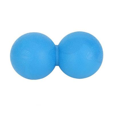 China Fitness Massage Ball Peanut Ball Relax Muscle Fascia Ball Relieve Wholesale Purple/Blue/Rise Red Single Band Fascia Fitness Peanut Yoga Massage Ball for sale