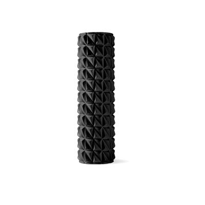 China Healthy Eva Massage For Yoga Deep Tissue EVA Foam Exercise Wheel Foam Roller Yoga Pillar Massage Stick Pilates Pilates Hollow Multiple Color Shaft Black for sale