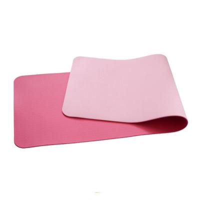 China Non-slip Manufacturer Light Pink Sweat Absorbent Fitness Customized Yoga Mat Eco Logo for sale