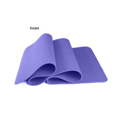 China Eco-Friendly Multi Non-Slip Solid Color Wholesale Gym Tape Non-Slip Exercise Yoga Mat for sale