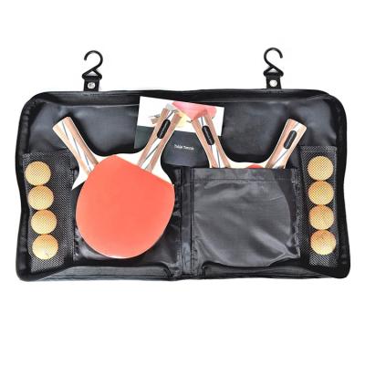 China Table Tennis Paddle 4 Bat 8 Balls With Case New Custom Ping Pong Paddle Set 4 Bat 8 Balls With Bag Hook Wholesale Table Tennis Racket Set For where the TTT office for sale