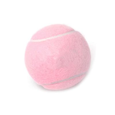 China Cheap high quality pink tennis balls gym price wholesale tennis ball for sale