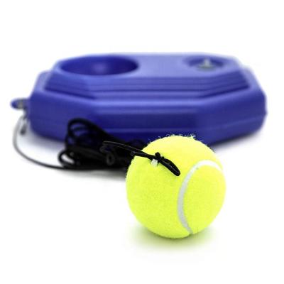 China 63.5 to 66.7mm manufacturing training tennis automatic pitcher partner trainer string back spinshot renound machines practice lace tenis ball for sale