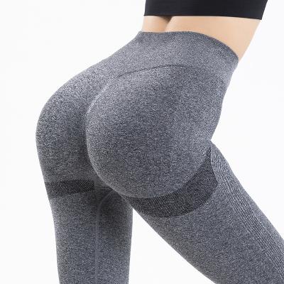 China Breathable Seamless Yoga Pants Lift Big Booty Sexy Butt Gym Girl Crack! crack! workout leggings squat proof sports fitness pants for women for sale