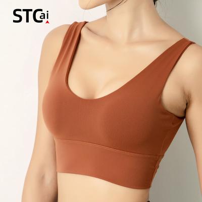 China Women's Breathable Quick Dry Sports Bra Wholesale Popular Seamless Yoga for sale