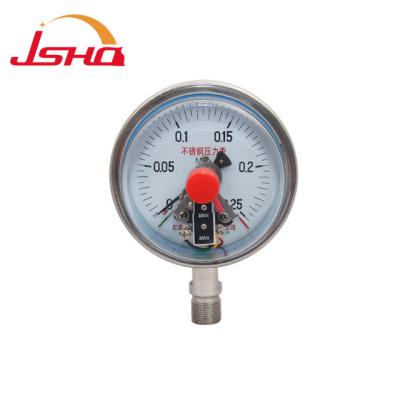 China YNXC-100B HQ-YNXC-100B Stainless Steel Shockproof Electric Contact Pressure Gauge for sale