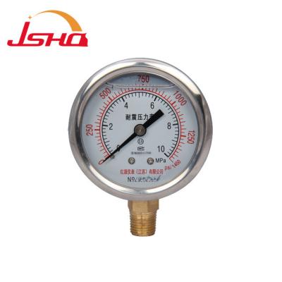 China Shockproof Oil Drained Pressure Gauge YN-60 60mm for sale