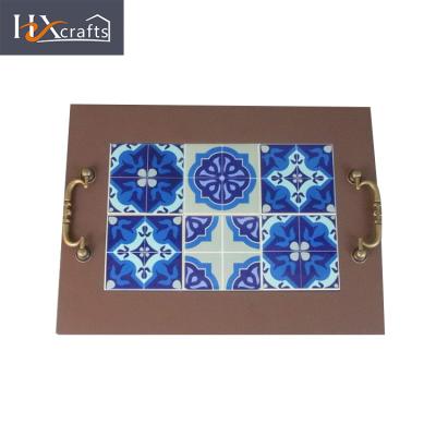 China New Fashion Eco - Friendly Design Cheap Wooden Dinner Tray Printing for sale