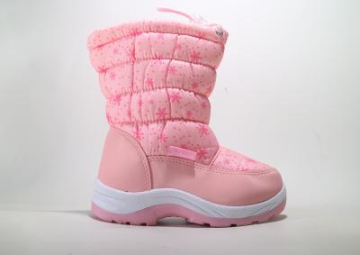 China Unisex leer winterschoenen voor kinderen platte hakken warme schoenen voor kinderen Te koop