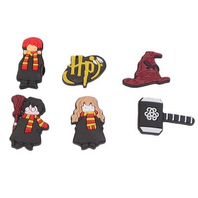 China Wholesale 1000pcs Harry Potter Pvc Cartoon Accessories Movie Characters Clog Shoes Clog Custom Made Shoes Charm for sale