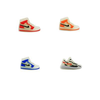 China Clog charm factory direct sales clog shoe charms for all Hallows day and Yeezy glowing in the dark as a gift for child for sale