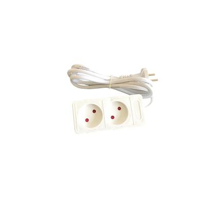 China European Hot Selling Electrical 2 Pin Extension Socket 30A Convenient Safety Kadris Extension Socket for sale