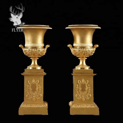 China Modern contemporary art collection style bronze vase for home decoration for sale