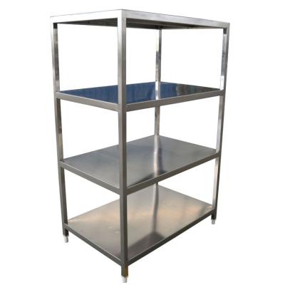 China Double-Sided Multi-Functional Stainless Steel Racks Stainless Steel Shelf Pegboard Hole Display Stand Galvanized Rack for sale