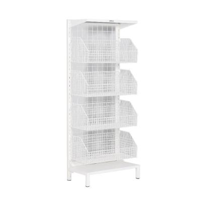 China Double Sided Storage Metal Wire Rack Grid Panel Metal Wire Display Rack Display Rack Cable Rack For Supermarket Store High Quality for sale