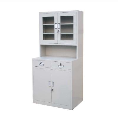 China Stainless steel double sided medical locker for waterproof metal medical rack pharmacy store storage lockers metal fabrication for sale