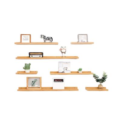 China Storage 7 In 1 Floating Combination Wall Shelves Wall Shelf Industrial Wood Decorations Other Living Room Furniture Home Decoration for sale