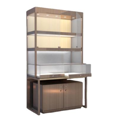 China Jewelry Display Wall Cabinet Display Cabinet Glass Display Cabinet Cosmetic Display Cabinet For Toys Medals Lockable 1800*1800*2000 for sale