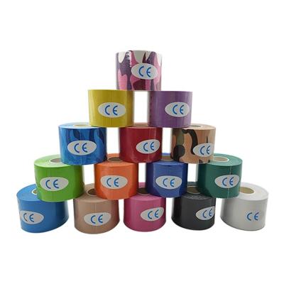 China Hot Sale Muscle Relief Muscle Sports Tape Kinesiology Pre Cut Kinesiology Tape Non Latex Safe for sale