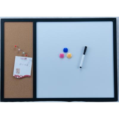 China Message Board School Supplies Magnetic Whiteboard Frame Combination Board Aluminum Cork Board For Inscription for sale