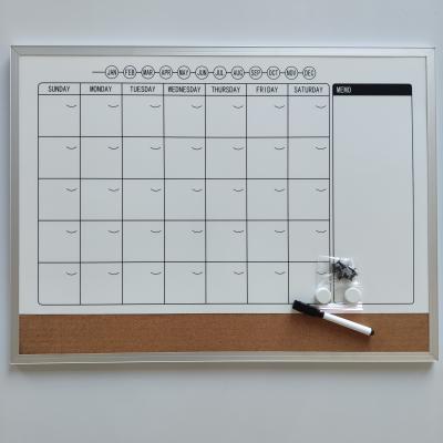 China Custom Cork Combination Education.Training.Office Bulletin Board Message Board Magnetic Whiteboard 40*60cm for sale