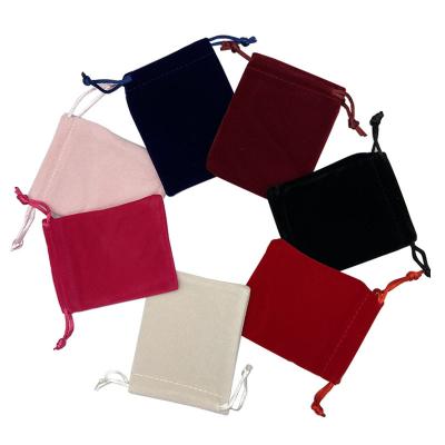 China Custom Made Eco-Friendly Logo Satin Drawstring Dust Bags Jewelry Pouch Silk Bag for sale