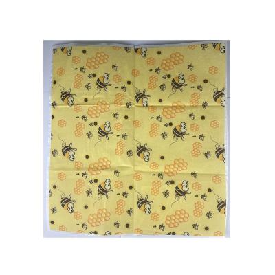 China Factory Sales Reusable Organic Beeswax Food Storage Greaseproof Beeswax Food Wraps Bag Custom Bee Customized Resin Storage Packaging Plastic Color for sale