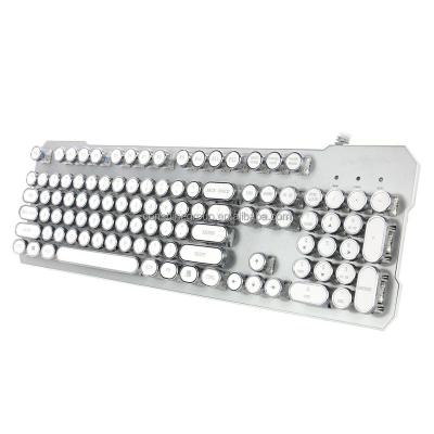 China Wholesale China Multimedia Computer Mechanical Gaming Keyboard With Retro Steam Around Keycaps for sale