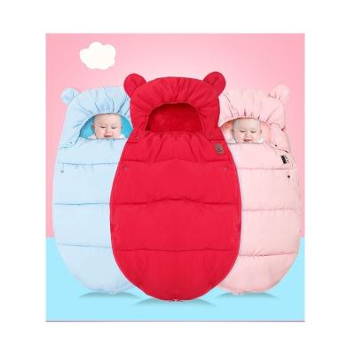 China Newborn Sleeping Bag Antibacterial Baby Sleeping Supplies Winter Thickened Baby Outing Newborn Baby Sleeping Bag for sale