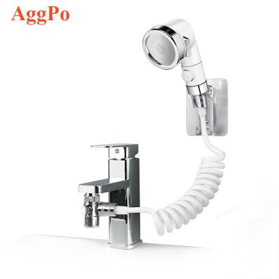 China Without Negative Basin Faucet Artifact Shampoo Filter Ion Shower Bathroom Sink Extension External Modified Shower for sale