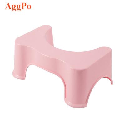 China Modern Multicolor Thickened Plastic Bathroom Toilet Stool Non-Slip Toilet Stool Children Go To The Toilet To Step On The Stool for sale