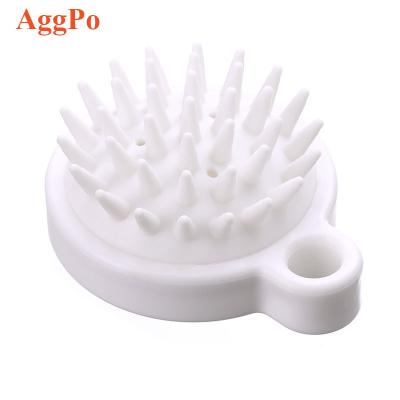 China Japanese Style Round Massage Comb Artifact Shampoo Brush Grabber Silicone Adult Head Brush For Cleaning Scalp for sale