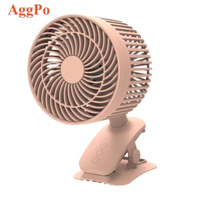 China New hotel desk charging turbo mute student dormitory desk shaking its fashionable and colorful small main circular clip fan for sale