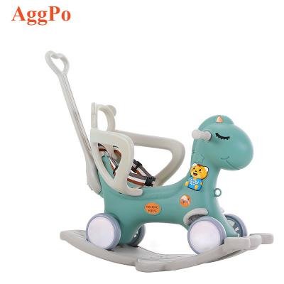 China Modern children's rocking horse with multi-function early music education can implement sliding exercise balance safety rocking chair for sale