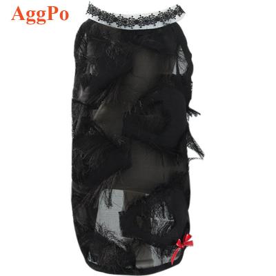 China Viable lace dog clothes spring and autumn thin section dog kitten summer princess dress for sale