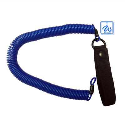 China Cheap Retractable Steel+PU Wrist Tool Safety Lanyard For Tool Drop Prevention for sale