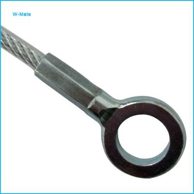 China High Tensile Hanging Lines Plugs Wire Rope Gear Construction Steel Rope Lifting Sling Stamped Clamp for sale